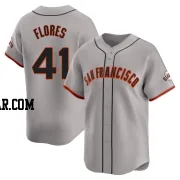 Wilmer Flores Men's San Francisco Giants Gray Limited Away Jersey