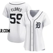 Wilmer Flores Women's Detroit Tigers White Limited Home Jersey