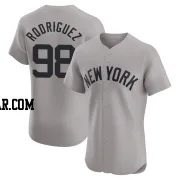 Wilson Rodriguez Men's New York Yankees Gray Elite Road Jersey