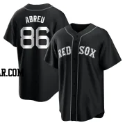 Wilyer Abreu Men's Boston Red Sox Black/White Replica Jersey