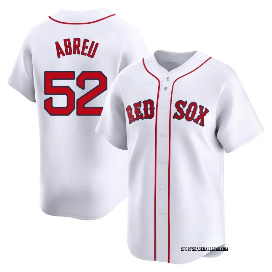 Wilyer Abreu Men's Boston Red Sox White Limited Home Jersey