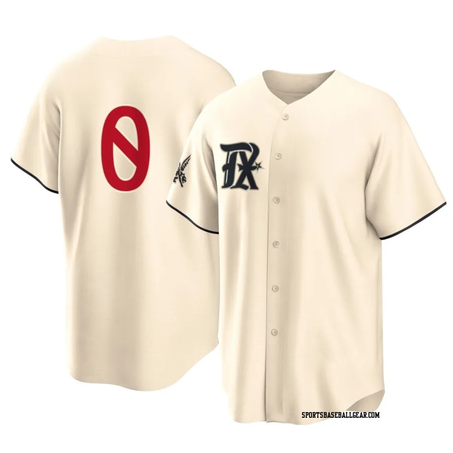 Winston Santos Men's Texas Rangers Cream Replica 2023 City Connect Jersey