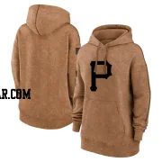 Women's Pittsburgh Pirates Brown 2023 Salute to Service Pullover Hoodie