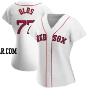 Wyatt Olds Women's Boston Red Sox White Replica Home Jersey