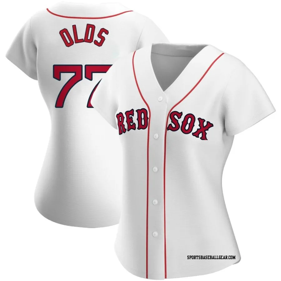 Wyatt Olds Women's Boston Red Sox White Replica Home Jersey