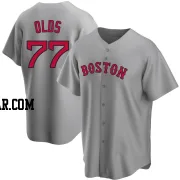 Wyatt Olds Youth Boston Red Sox Gray Replica Road Jersey