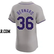 Wynton Bernard Men's Colorado Rockies Gray Elite Road Jersey