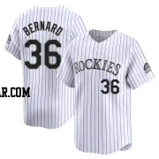 Wynton Bernard Men's Colorado Rockies White Limited Home Jersey