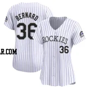 Wynton Bernard Women's Colorado Rockies White Limited Home Jersey