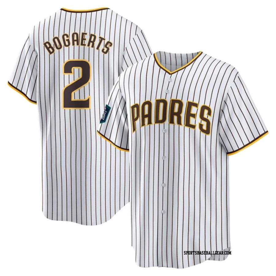 Xander Bogaerts Men's San Diego Padres White Replica 2024 World Tour Seoul Series Home Jersey