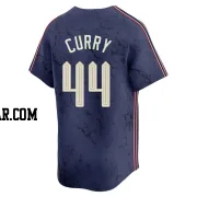 Xzavion Curry Men's Cleveland Guardians Navy Limited 2024 City Connect Jersey