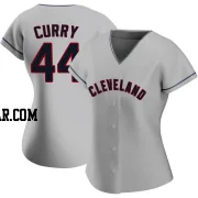 Xzavion Curry Women's Cleveland Guardians Gray Replica Road Jersey