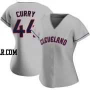 Xzavion Curry Women's Cleveland Guardians Gray Replica Road Jersey