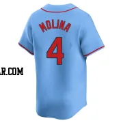 Yadier Molina Men's St. Louis Cardinals Light Blue Limited Alternate Jersey