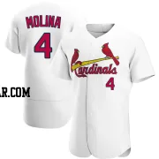 Yadier Molina Men's St. Louis Cardinals White Authentic Home Jersey