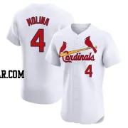 Yadier Molina Men's St. Louis Cardinals White Elite Home Jersey