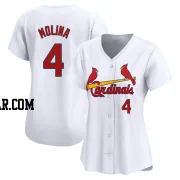 Yadier Molina Women's St. Louis Cardinals White Limited Home Jersey