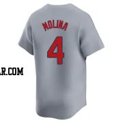 Yadier Molina Youth St. Louis Cardinals Gray Limited Away Jersey