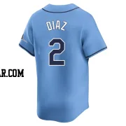 Yandy Diaz Men's Tampa Bay Rays Light Blue Limited Alternate Jersey