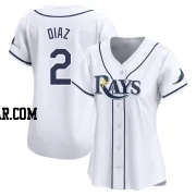 Yandy Diaz Women's Tampa Bay Rays White Limited Home Jersey