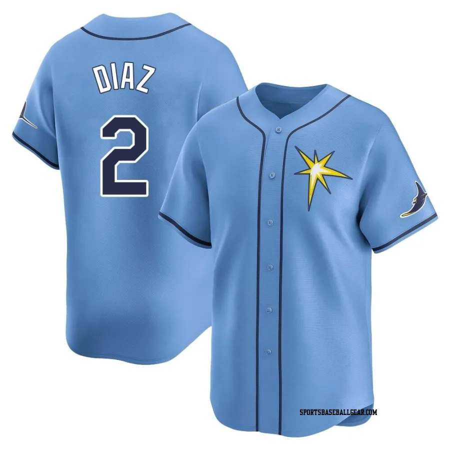 Yandy Diaz Youth Tampa Bay Rays Light Blue Limited Alternate Jersey