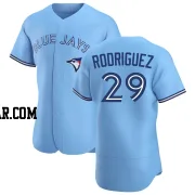 Yariel Rodriguez Men's Toronto Blue Jays Blue Authentic Powder Alternate Jersey