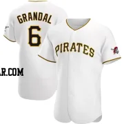 Yasmani Grandal Men's Pittsburgh Pirates White Authentic Home Jersey