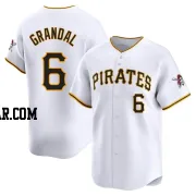 Yasmani Grandal Men's Pittsburgh Pirates White Limited Home Jersey