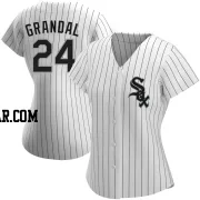 Yasmani Grandal Women's Chicago White Sox White Replica Home Jersey