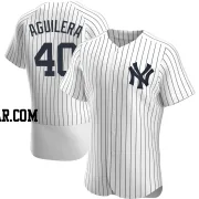 Yedrinson Aguilera Men's New York Yankees White Authentic Home Jersey