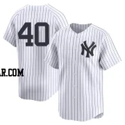 Yedrinson Aguilera Youth New York Yankees White Limited Yankee Home 2nd Jersey