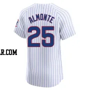 Yency Almonte Men's Chicago Cubs White Elite Home Jersey