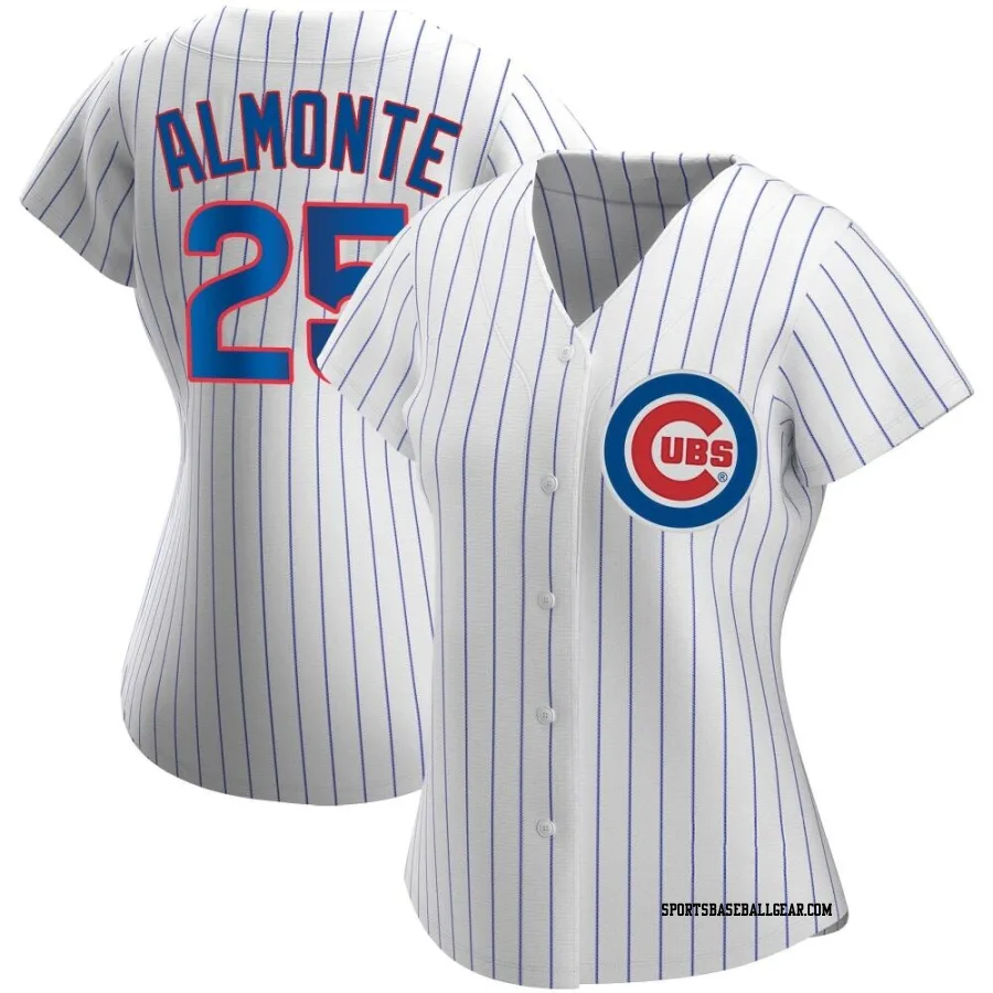 Yency Almonte Women's Chicago Cubs White Authentic Home Jersey