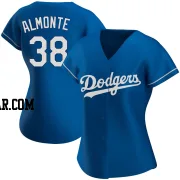 Yency Almonte Women's Los Angeles Dodgers Royal Authentic Alternate Jersey