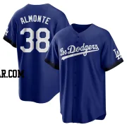 Yency Almonte Youth Los Angeles Dodgers Royal Replica 2021 City Connect Jersey