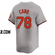 Yennier Cano Men's Baltimore Orioles Gray Limited Road Jersey