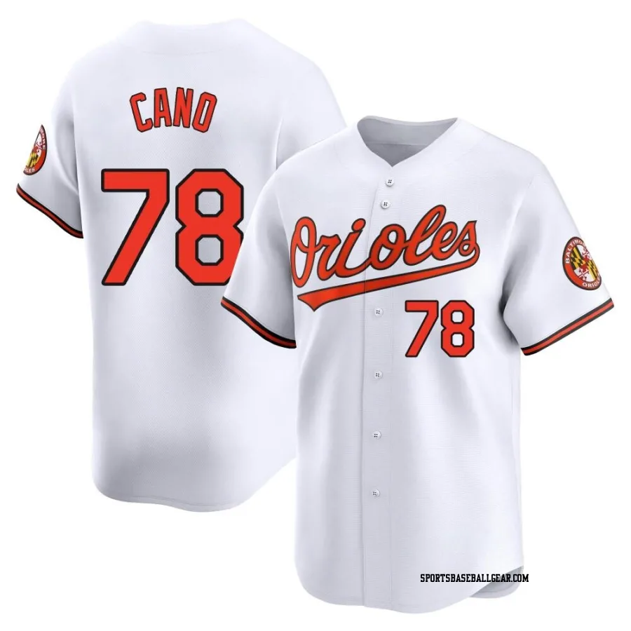 Yennier Cano Men's Baltimore Orioles White Limited Home Jersey