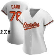 Yennier Cano Women's Baltimore Orioles White Authentic Home Jersey