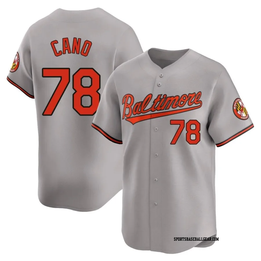 Yennier Cano Youth Baltimore Orioles Gray Limited Road Jersey