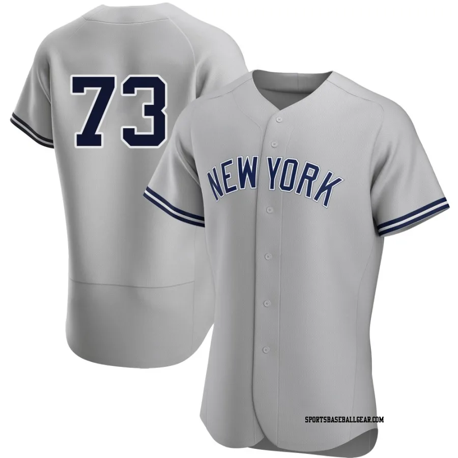 Yerry de los Santos Men's New York Yankees Gray Authentic Road Jersey