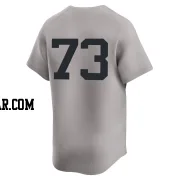 Yerry de los Santos Men's New York Yankees Gray Limited Away 2nd Jersey