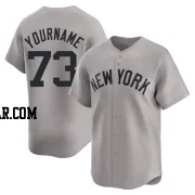 Yerry de los Santos Men's New York Yankees Gray Limited Away Jersey