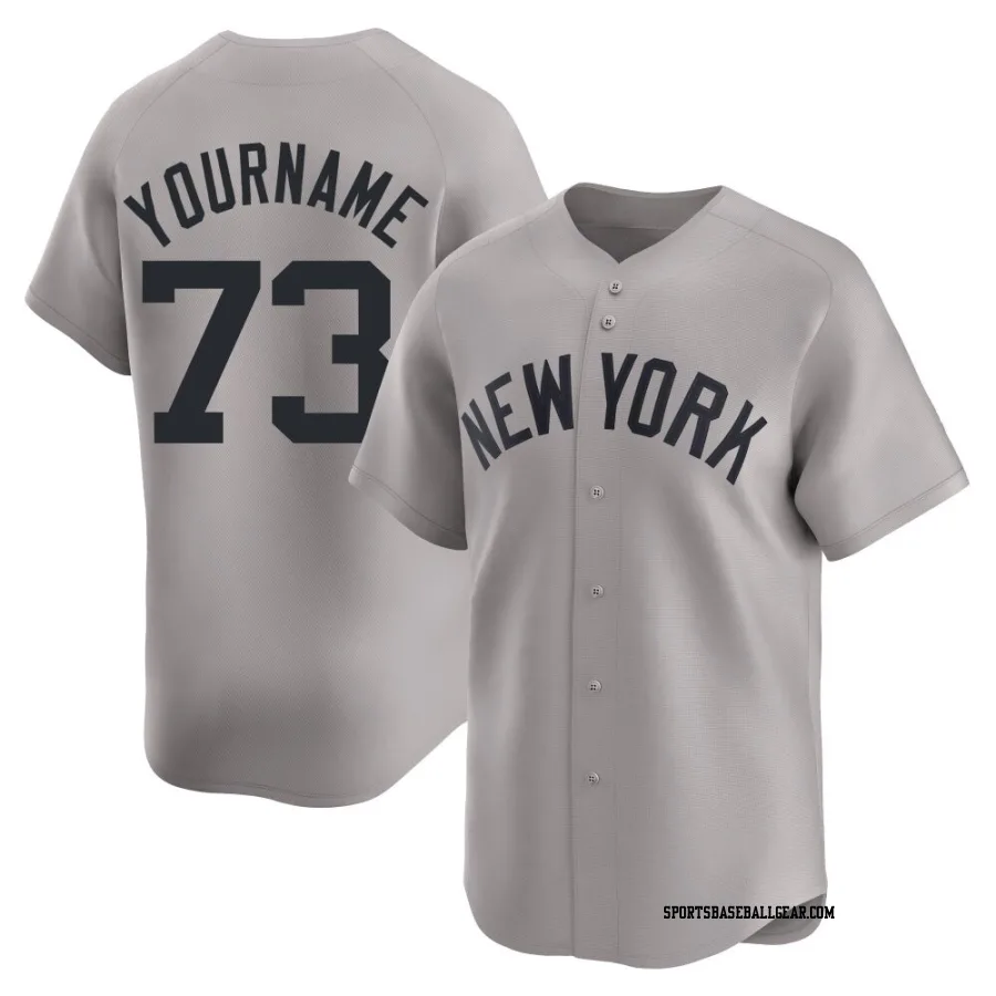 Yerry de los Santos Men's New York Yankees Gray Limited Away Jersey