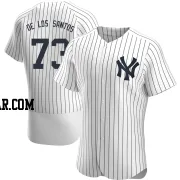 Yerry de los Santos Men's New York Yankees White Authentic Home Jersey