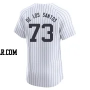 Yerry de los Santos Men's New York Yankees White Elite Home 2024 World Series Jersey