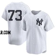 Yerry de los Santos Men's New York Yankees White Limited Yankee Home 2nd Jersey