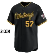 Yerry De Los Santos Men's Pittsburgh Pirates Black Limited Alternate Jersey