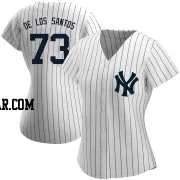 Yerry de los Santos Women's New York Yankees White Authentic Home Name Jersey