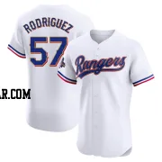 Yerry Rodriguez Men's Texas Rangers Gold Elite White 2024 Collection Jersey