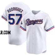 Yerry Rodriguez Men's Texas Rangers Gold Limited White 2024 Collection Jersey